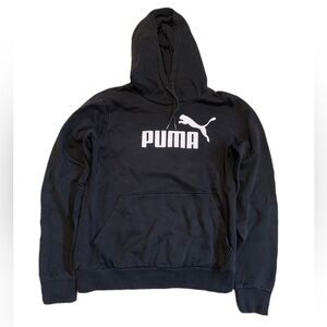 Puma Pullover Hoodie Sweatshirt - Black - Size M/M (Medium)